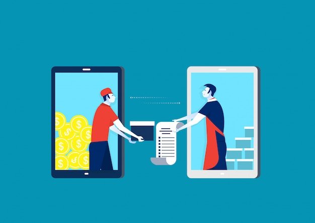 A split-screen on a smartphone showing two different versions of a mobile shopping app. One version shows generic product recommendations, while the other shows personalized recommendations based on the user's past purchases.