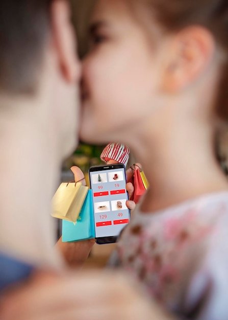 A close-up of a smartphone screen displaying a personalized product recommendation based on the user's browsing history and preferences. The recommendation includes detailed product information, customer reviews, and a special discount offer.