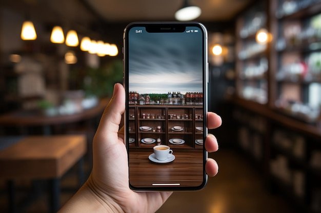 A close-up of a smartphone displaying a product page on Instagram, with a prominent 