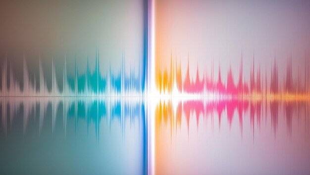 A side-by-side comparison screenshot of two audio waveforms: one with significant noise and the other after noise reduction, showcasing the improvement in clarity.